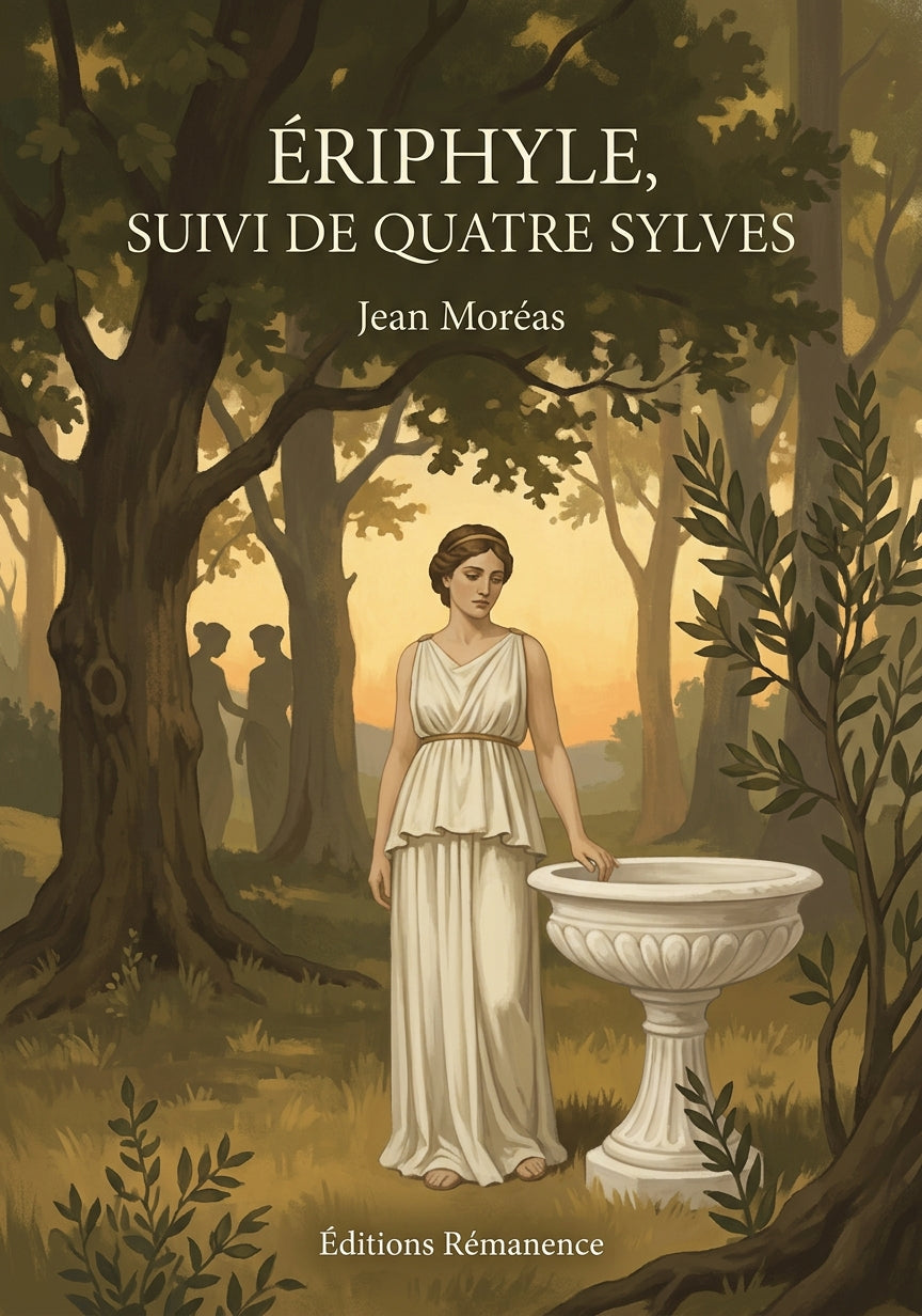 Livre Ériphyle, suivi de quatre Sylves par Jean Moréas - Couverture - Editions Remanence