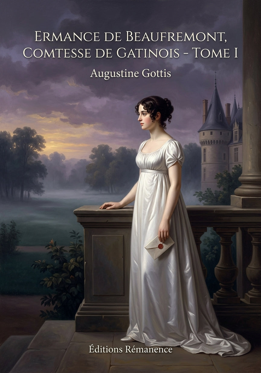 Livre Ermance de Beaufremont, Comtesse de Gatinois - Tome II par Augustine Gottis - Couverture - Editions Remanence