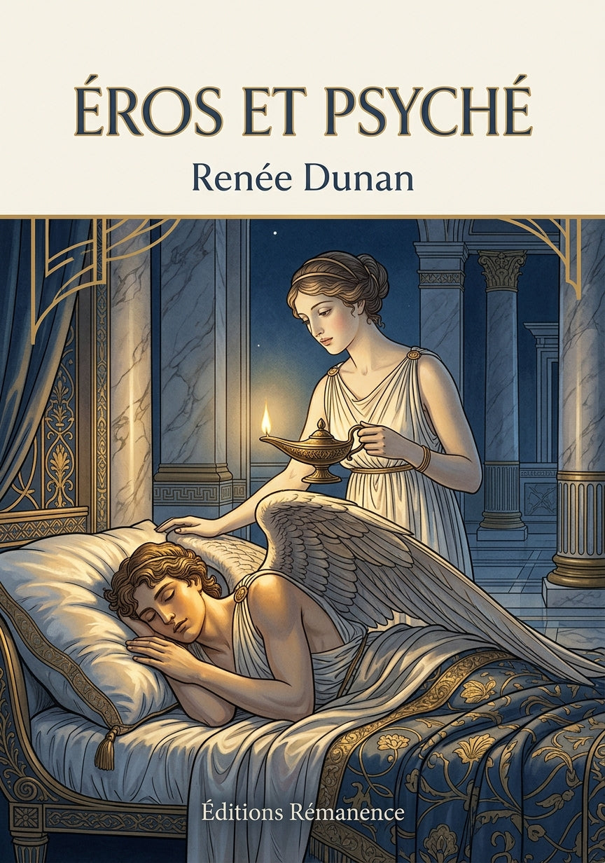Livre Éros et Psyché par Renée Dunan - Couverture - Editions Remanence