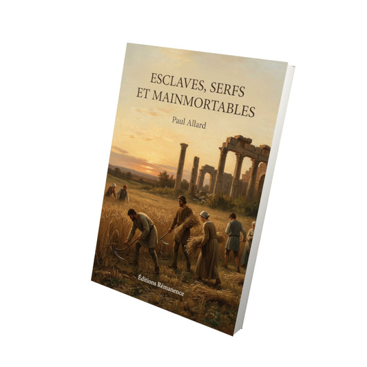Livre Esclaves, serfs et mainmortables - Paul Allard - Vue 3D - Editions Remanence