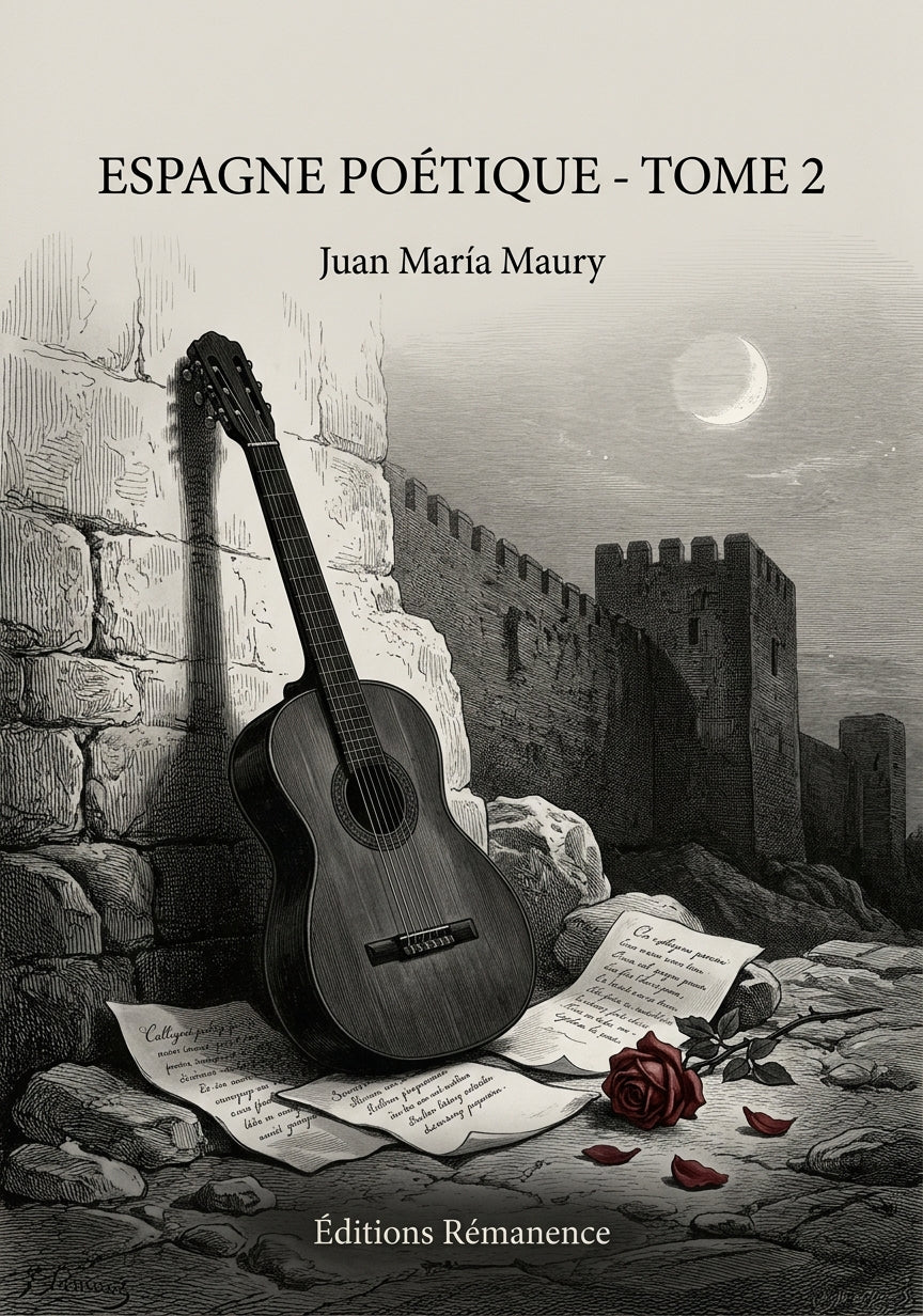 Livre Espagne poétique - Tome 2 par Juan María Maury - Couverture - Editions Remanence