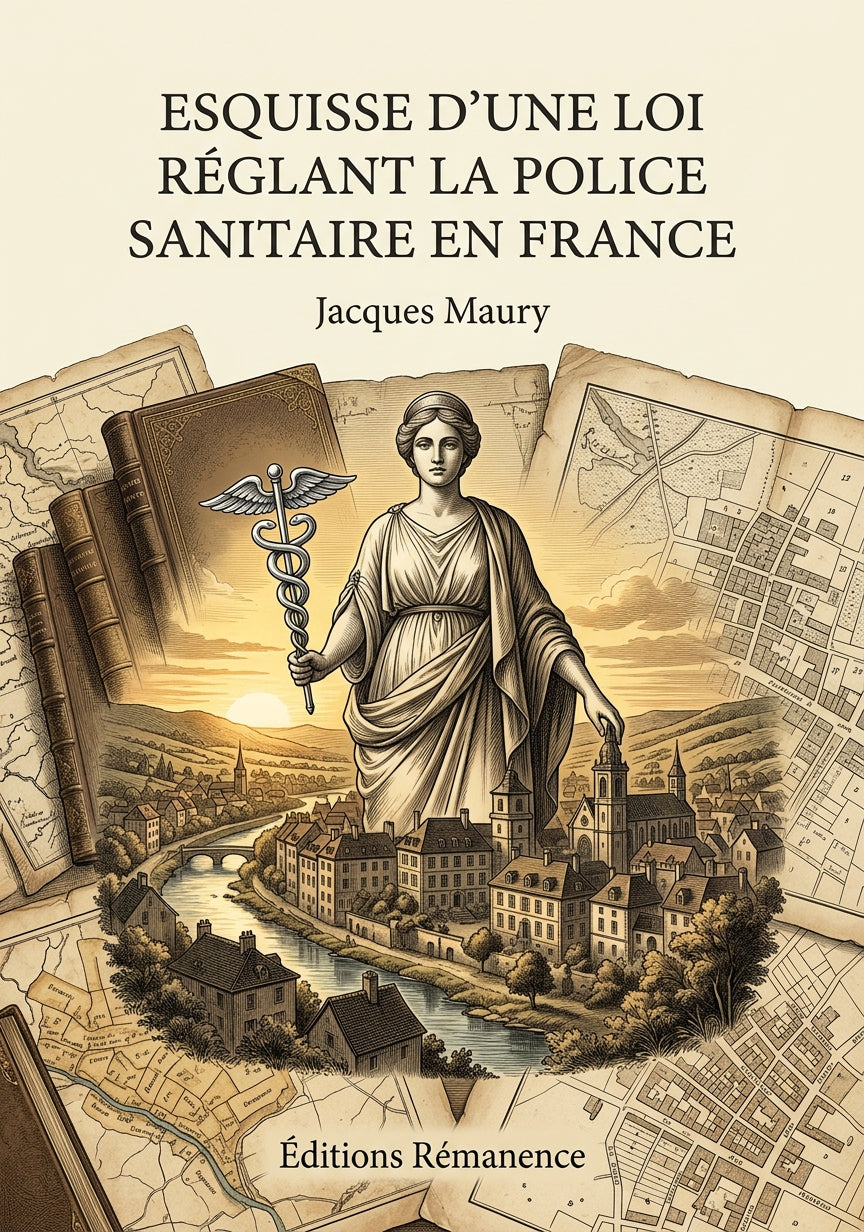 Livre Esquisse d'une loi réglant la police sanitaire en France par Jacques Maury - Couverture - Editions Remanence