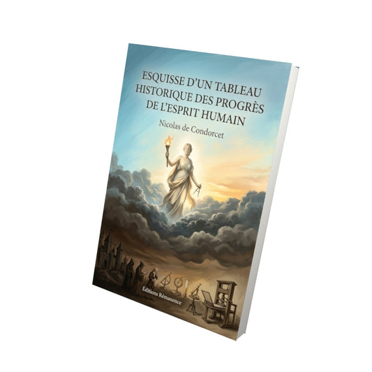 Livre Esquisse d’un tableau historique des progrès de l’esprit humain par Nicolas de Condorcet - Vue 3D - Editions Remanence