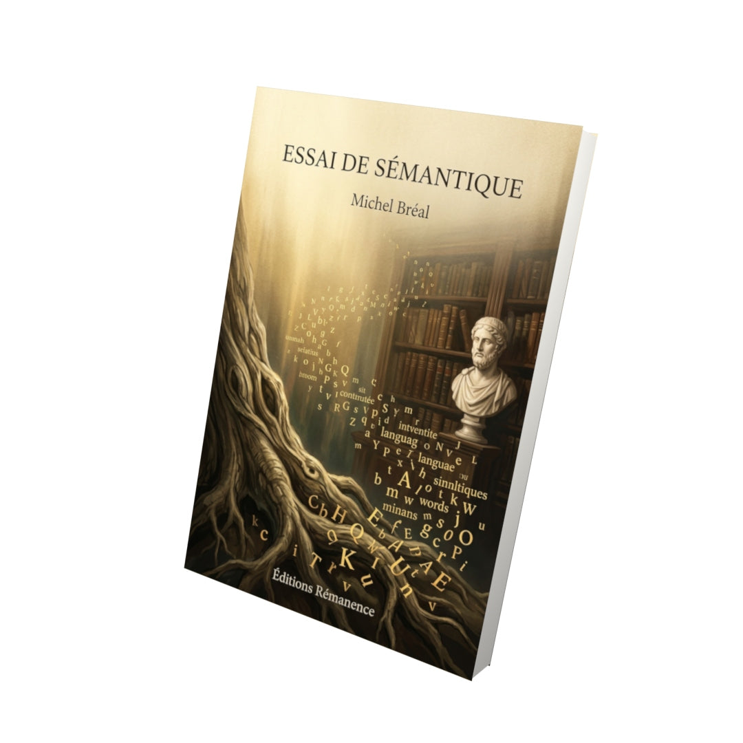 Livre Essai de Sémantique par Michel Bréal - Vue 3D - Editions Remanence