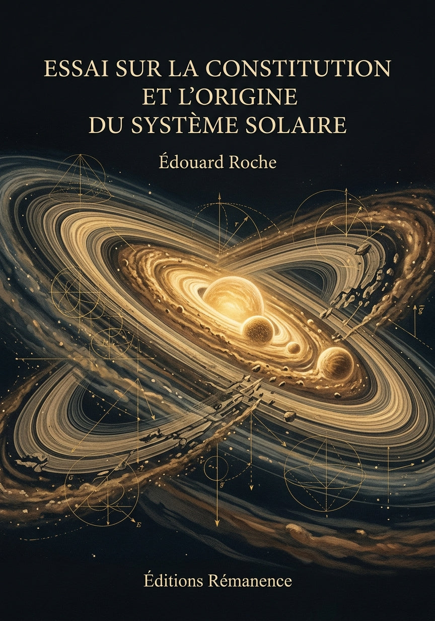 Livre Essai sur la constitution et l’origine du système solaire par Édouard Roche - Couverture - Editions Remanence