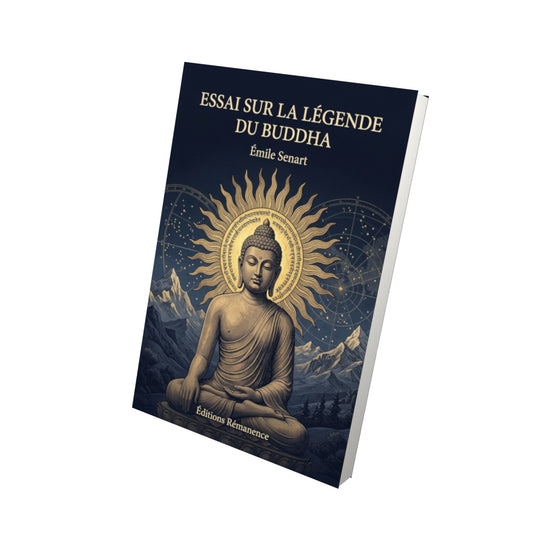 Livre Essai sur la légende du Buddha par Émile Senart - Vue 3D - Editions Remanence