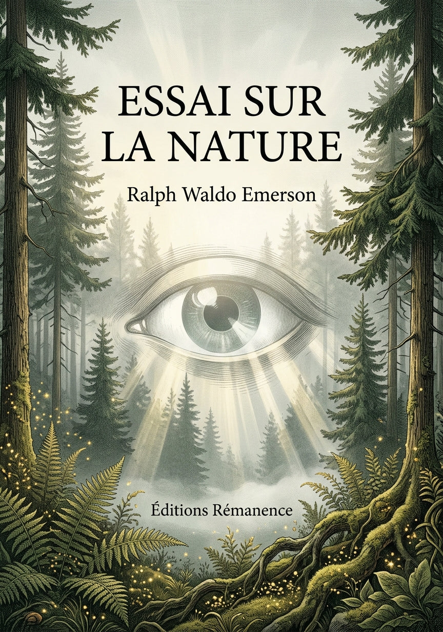 Livre Essai sur la nature par Ralph Waldo Emerson - Couverture - Editions Remanence