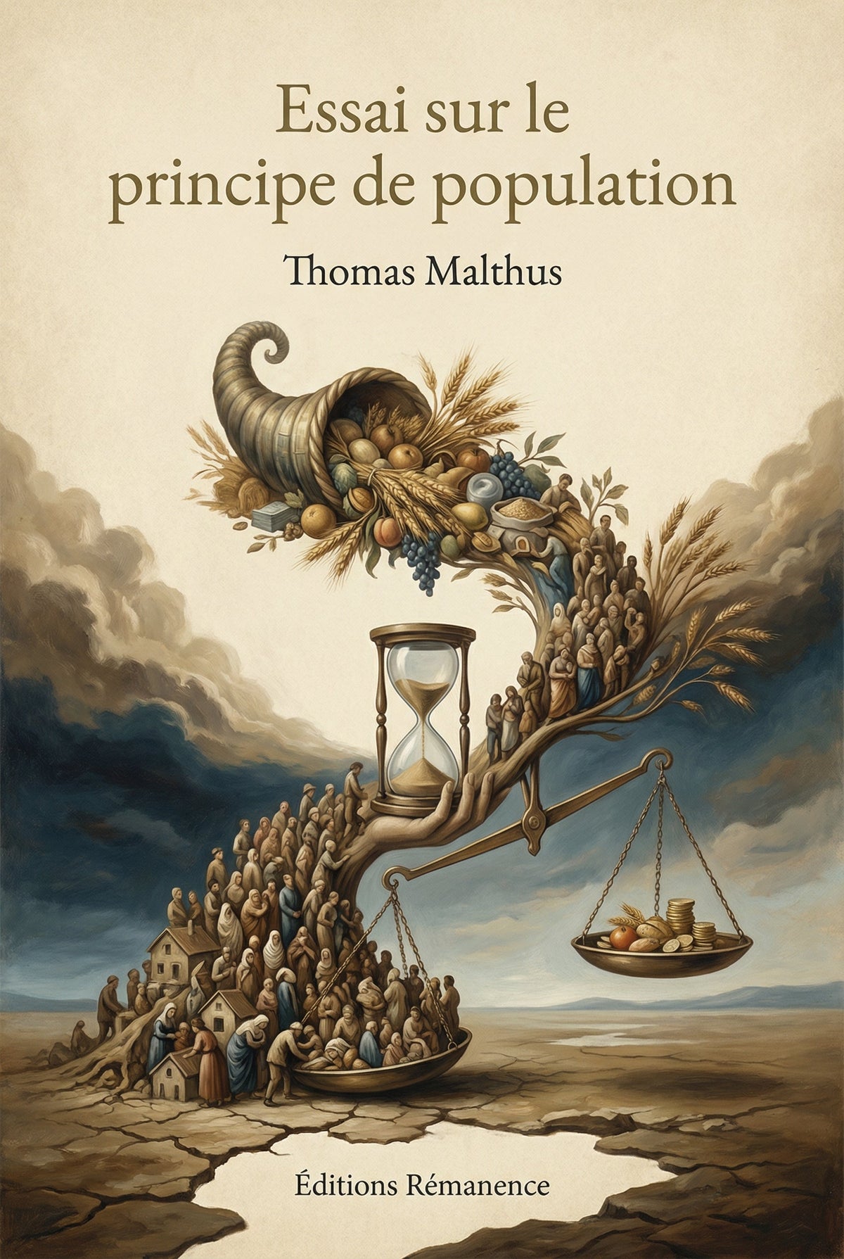 Couverture du livre Essai sur le principe de population de Thomas Malthus