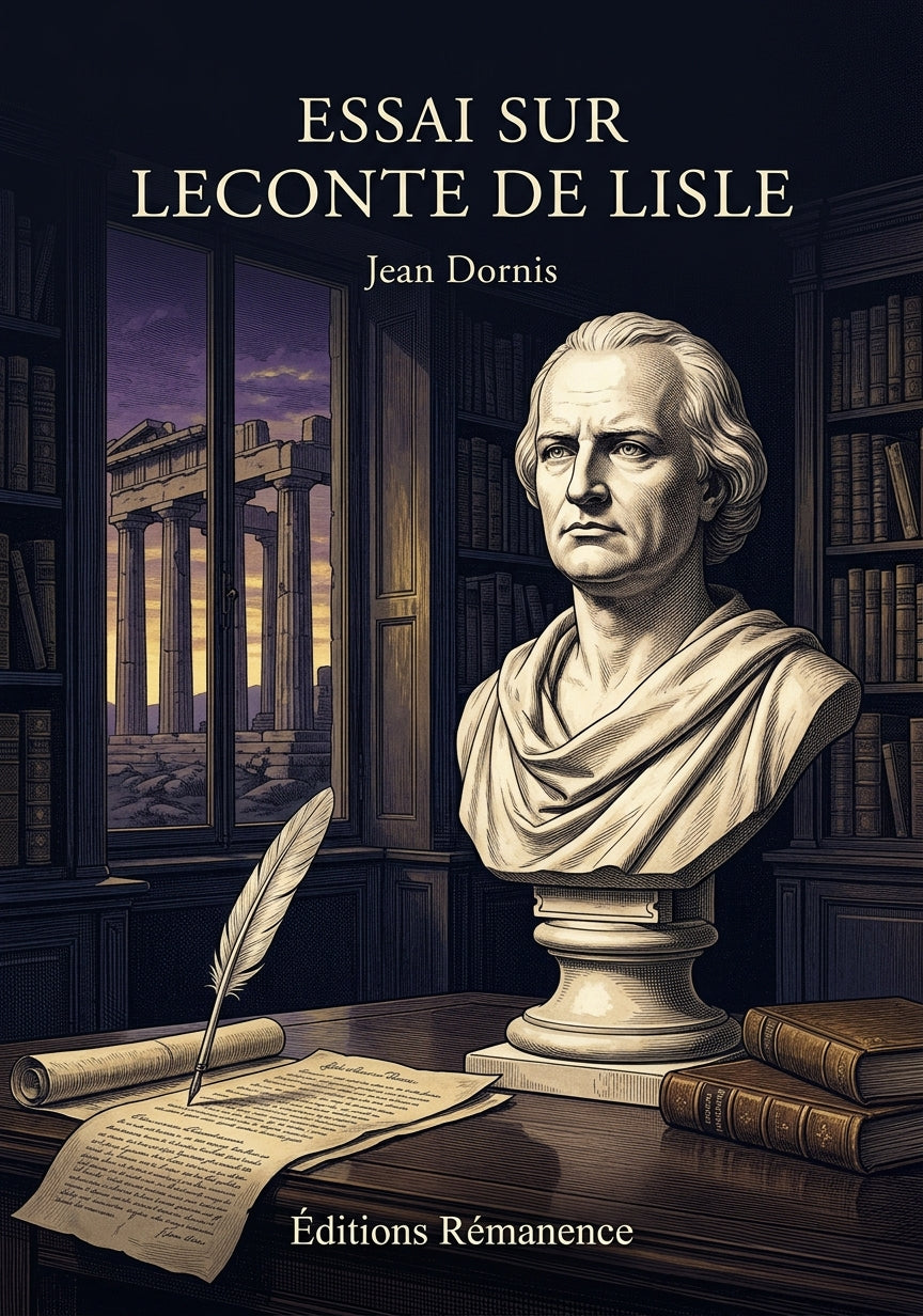 Livre Essai sur Leconte de Lisle par Jean Dornis - Couverture - Editions Remanence
