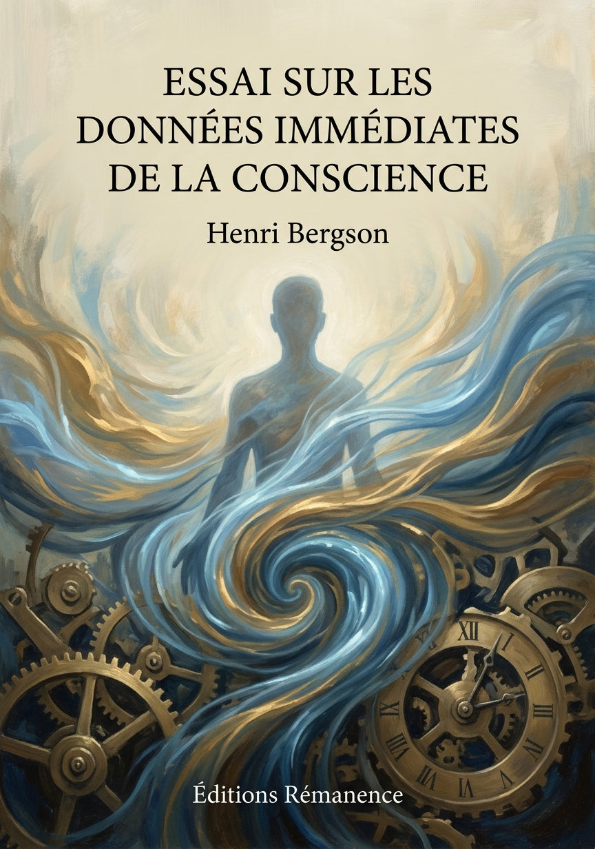 Livre Essai sur les données immédiates de la conscience par Henri Bergson - Couverture - Editions Remanence