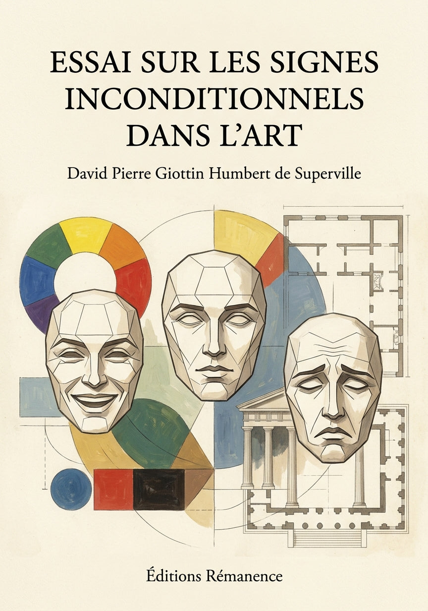 Livre Essai sur les signes inconditionnels dans l’art par David Pierre Giottin Humbert de Superville - Couverture - Editions Remanence