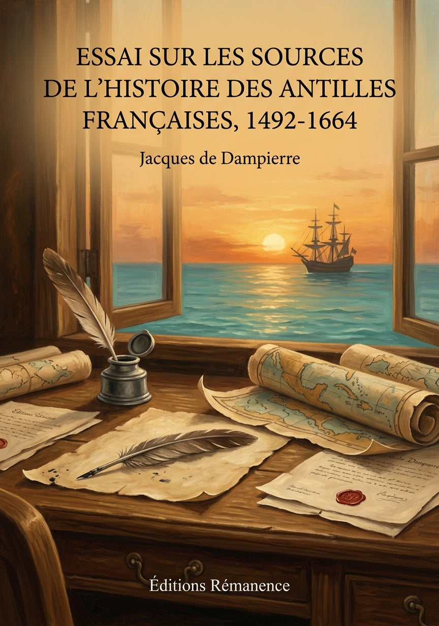 Livre Essai sur les sources de l'histoire des Antilles françaises, 1492-1664 par Jacques de Dampierre - Couverture - Editions Remanence