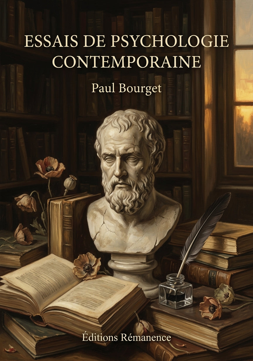 Livre Essais de psychologie contemporaine par Paul Bourget - Couverture - Editions Remanence