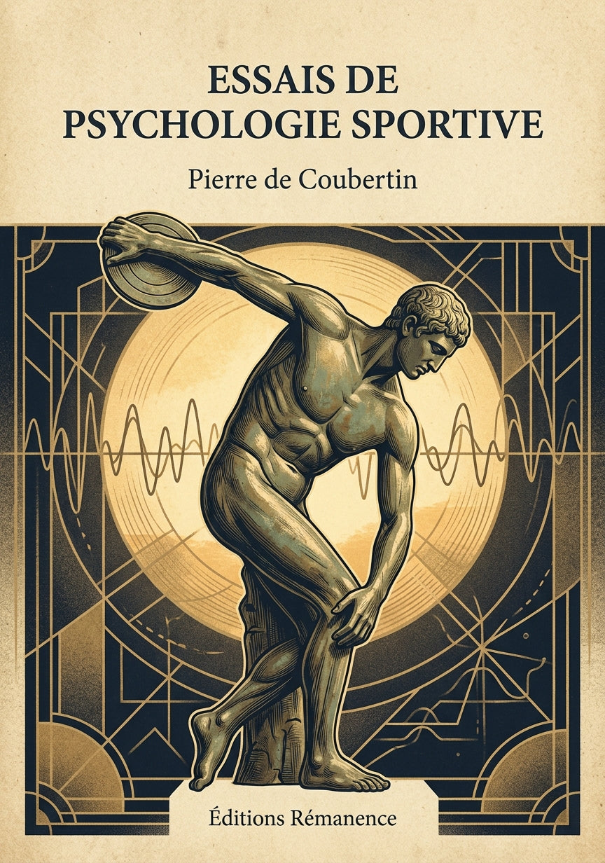 Livre Essais de psychologie sportive par Pierre de Coubertin - Couverture - Editions Remanence