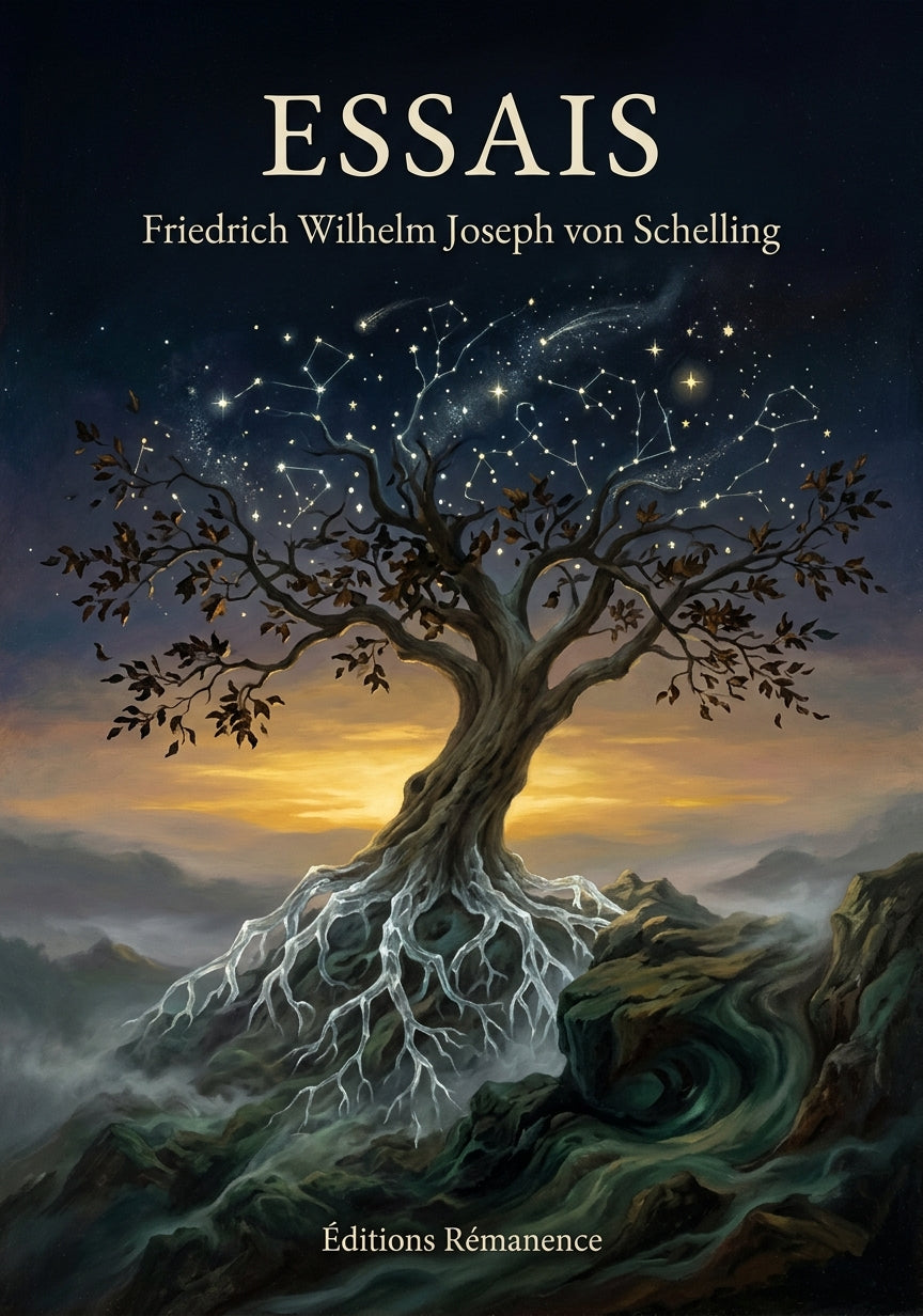 Livre Essais par Friedrich Wilhelm Joseph von Schelling - Couverture - Editions Remanence