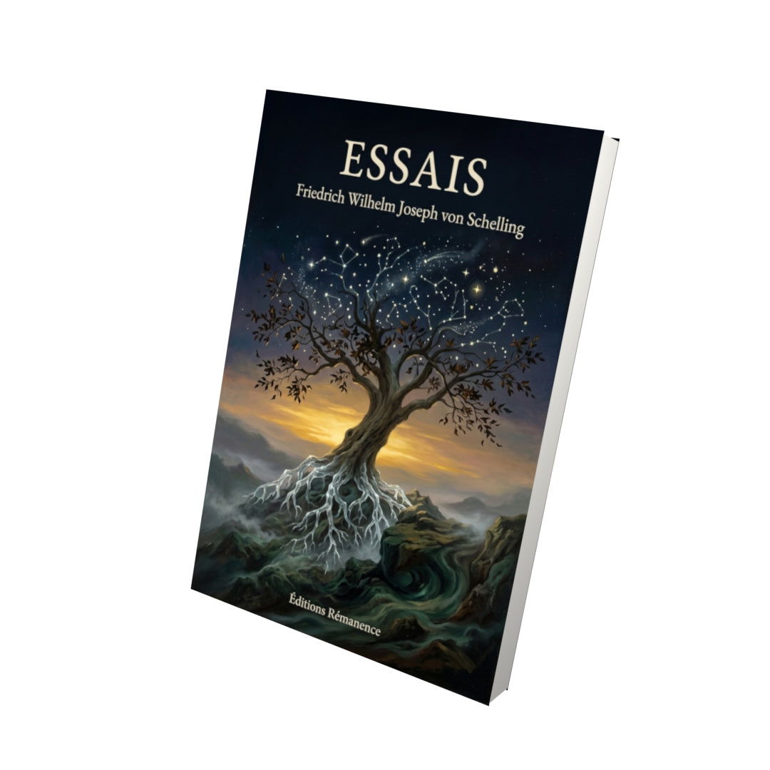 Livre Essais par Friedrich Wilhelm Joseph von Schelling - Vue 3D - Editions Remanence