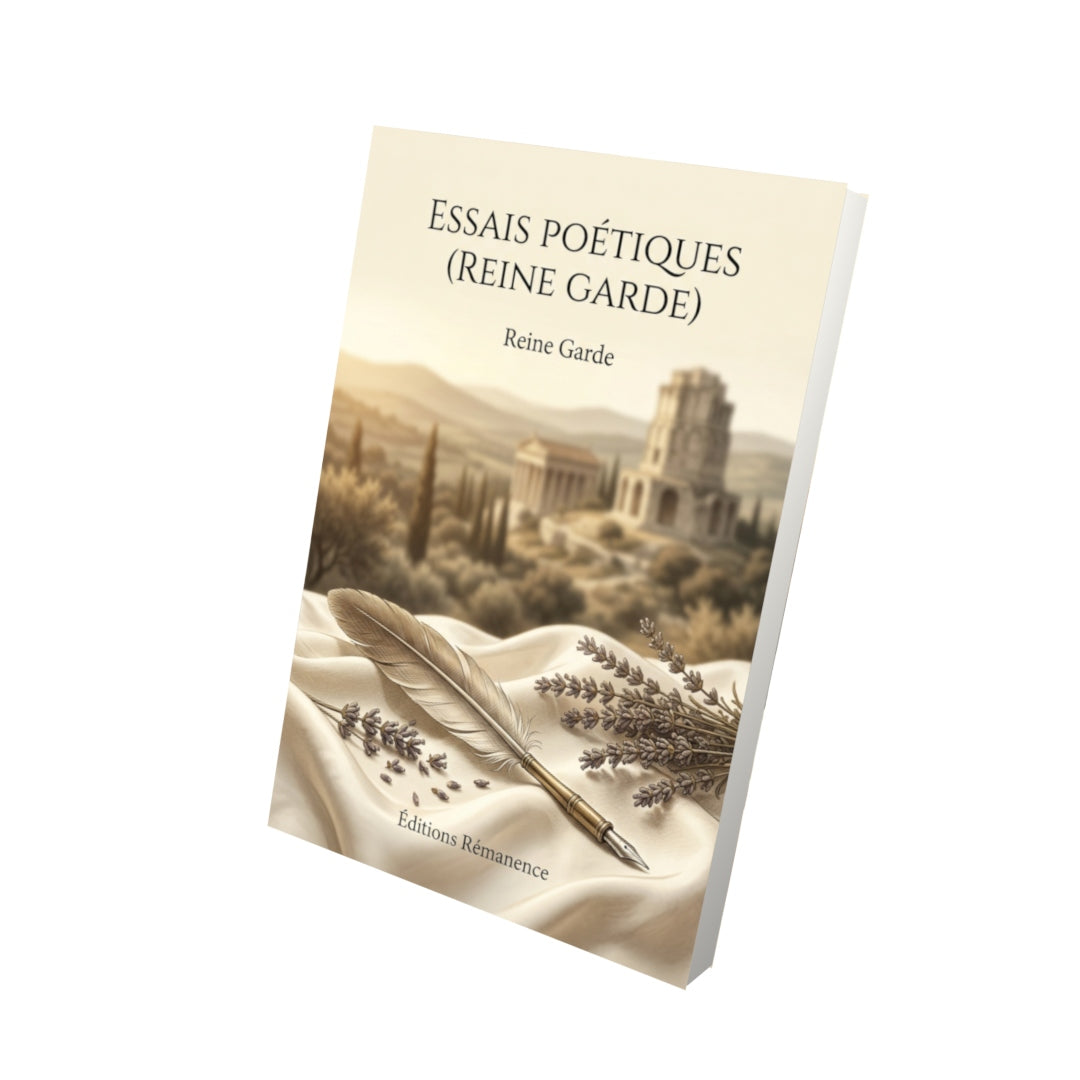 Livre Essais poétiques (Reine Garde) par Reine Garde - Vue 3D - Editions Remanence