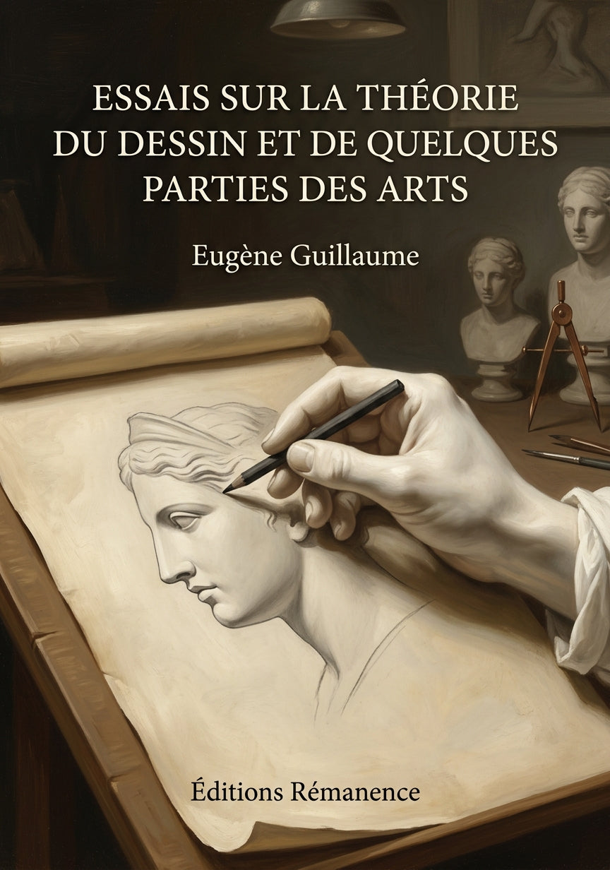 Livre Essais sur la théorie du dessin et de quelques parties des arts par Eugène Guillaume - Couverture - Editions Remanence