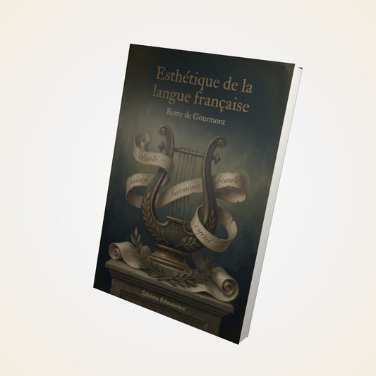 Livre Esthétique de la langue française – Remy de Gourmont - Couverture 3D