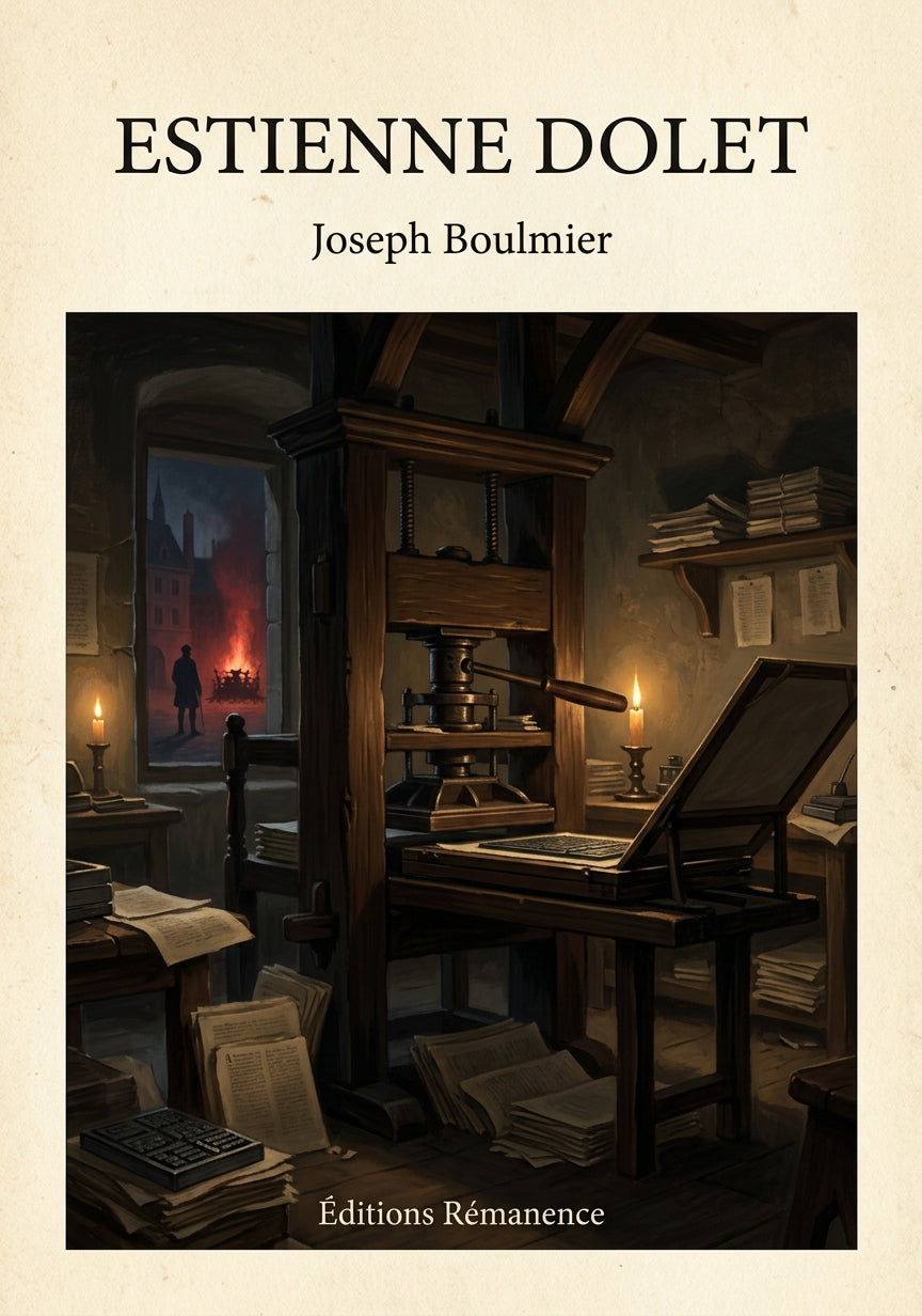 Estienne Dolet - Joseph Boulmier (Couverture)