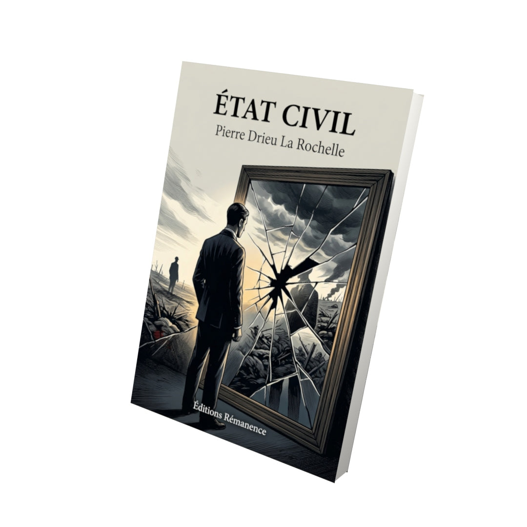 Livre État civil par Pierre Drieu La Rochelle - Vue 3D - Editions Remanence