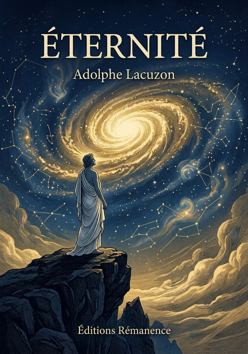 Livre Éternité par Adolphe Lacuzon - Couverture - Editions Remanence