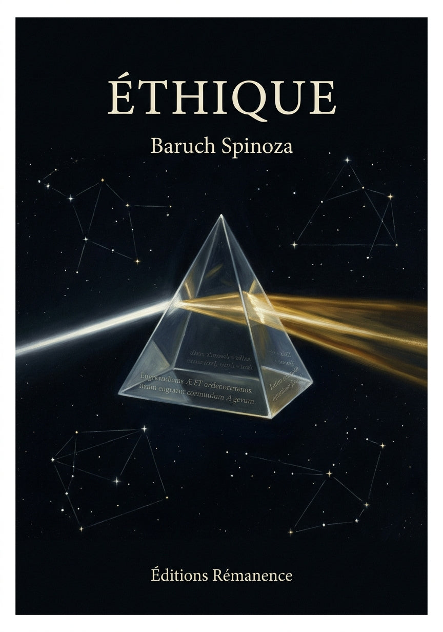 Livre Éthique par Baruch Spinoza - Couverture - Editions Remanence