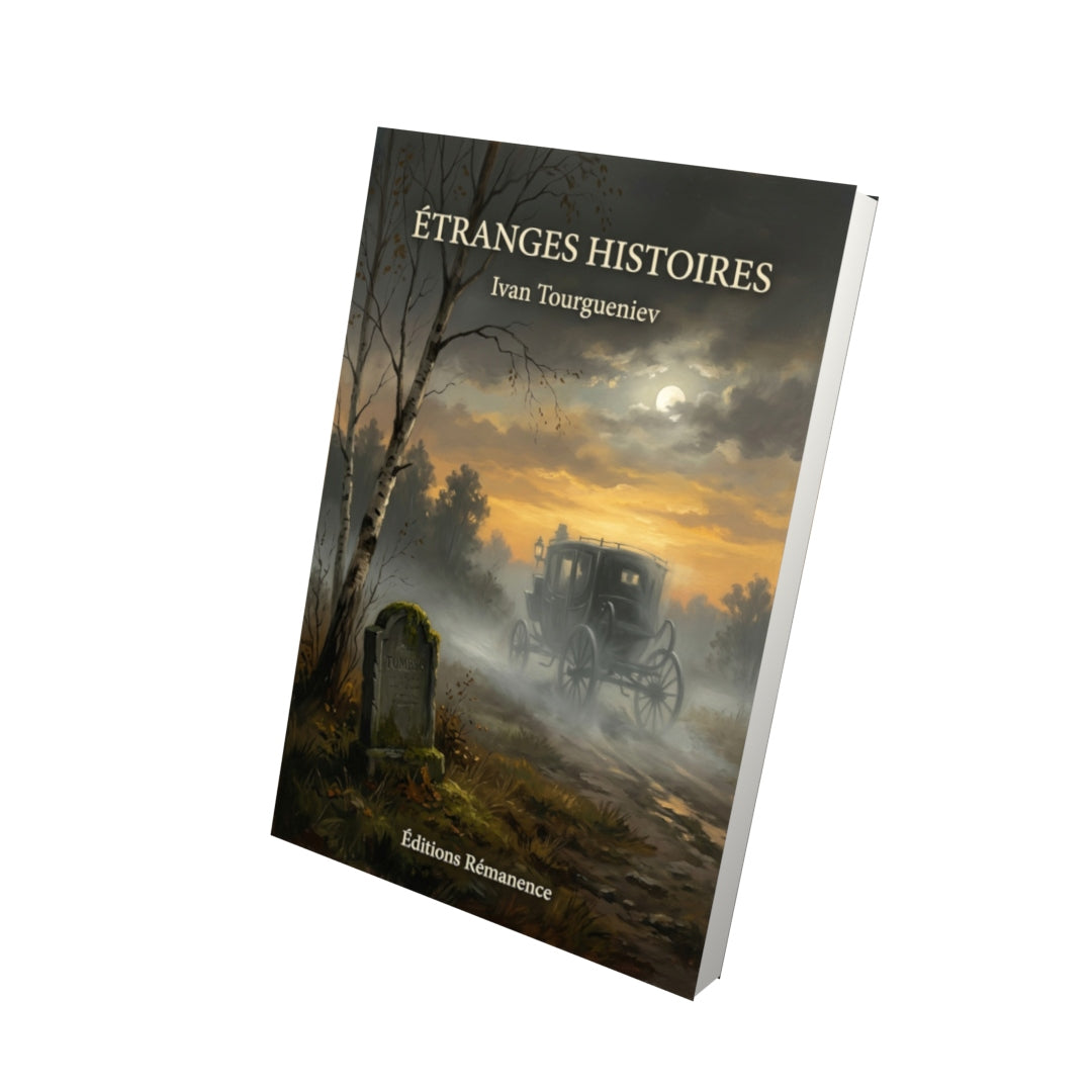 Livre Étranges Histoires par Ivan Tourgueniev - Vue 3D - Editions Remanence