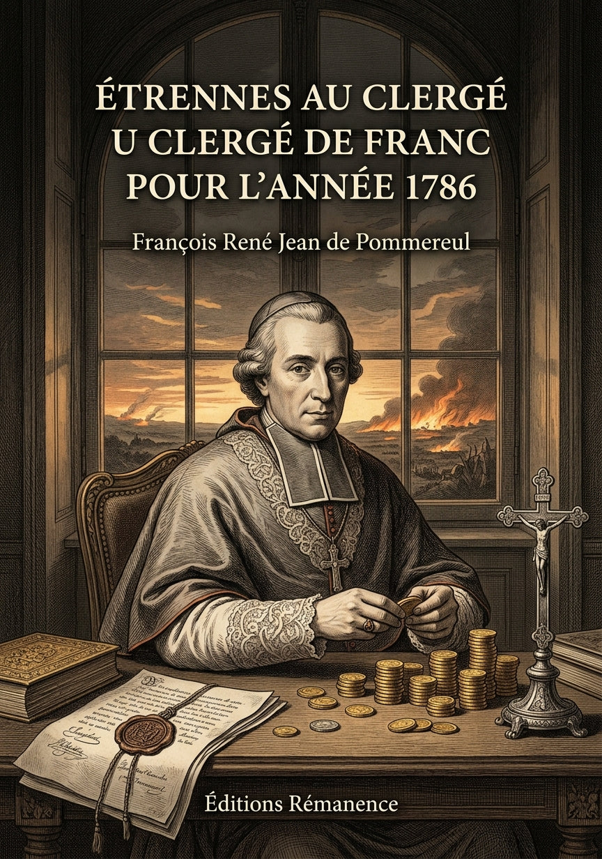 Livre Étrennes au clergé de France pour l’année 1786 par François René Jean de Pommereul - Couverture - Editions Remanence