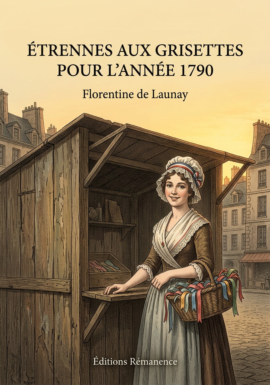 Livre Étrennes aux grisettes pour l’année 1790 par Florentine de Launay - Couverture - Editions Remanence