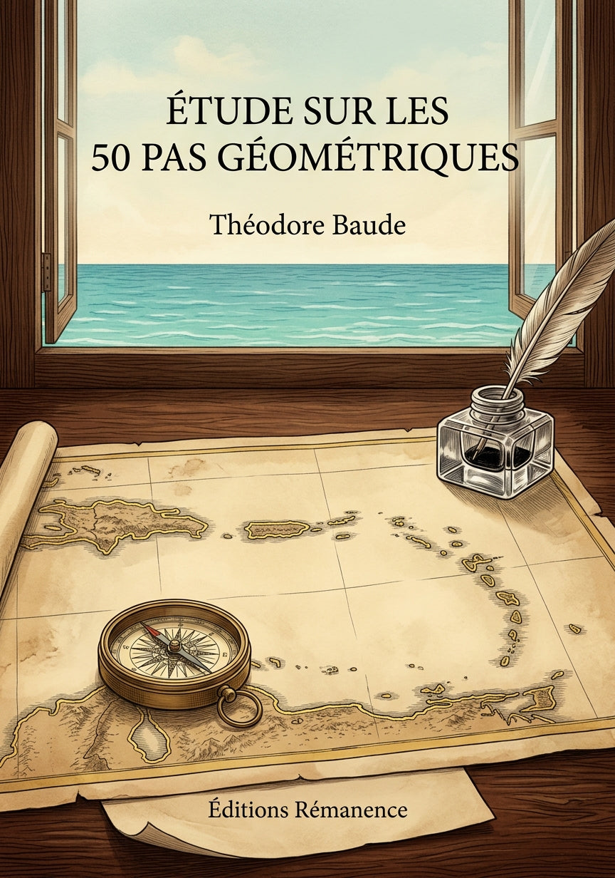 Livre Étude sur les 50 pas géométriques par Théodore Baude - Couverture - Editions Remanence