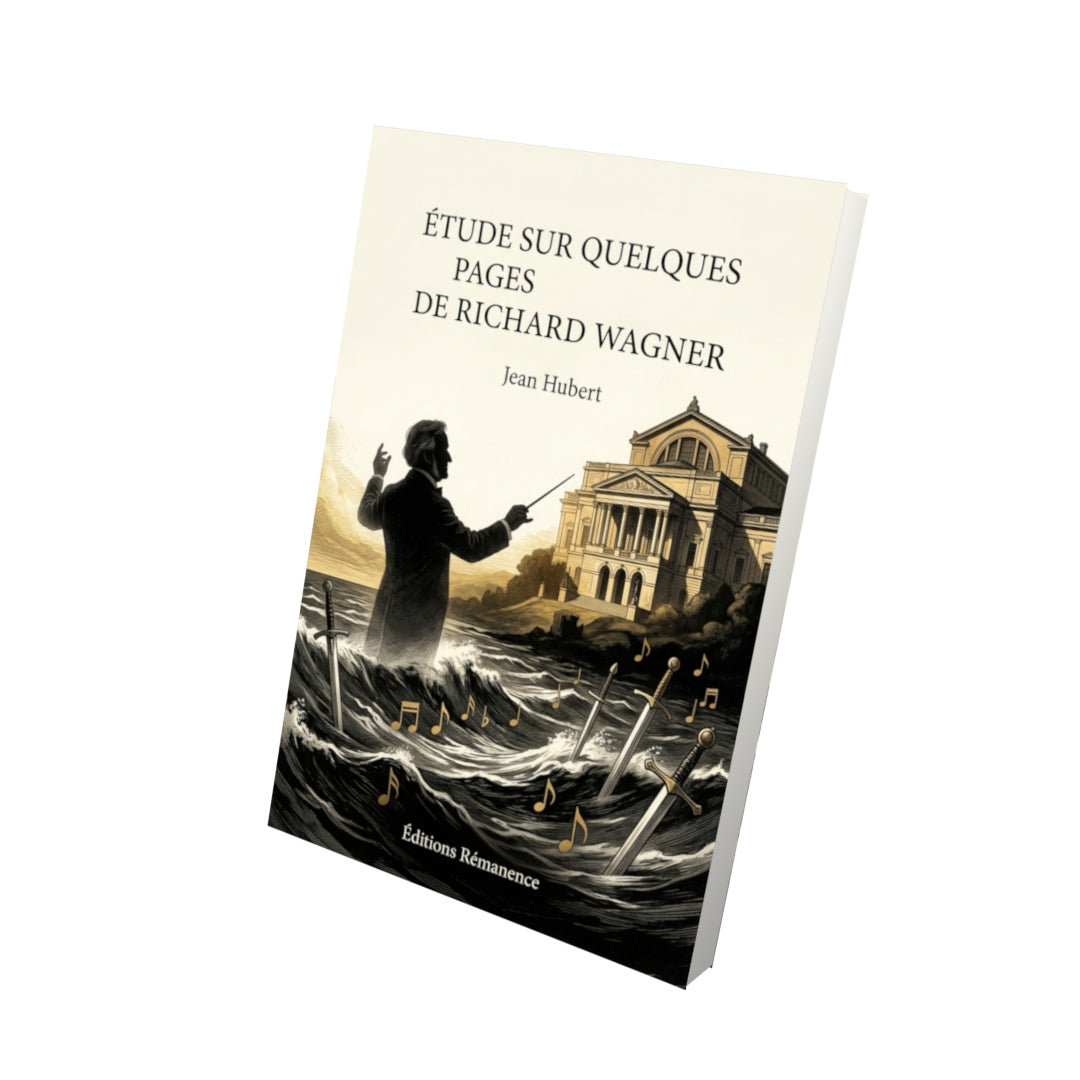 Livre Étude sur quelques pages de Richard Wagner par Jean Hubert - Vue 3D - Editions Remanence