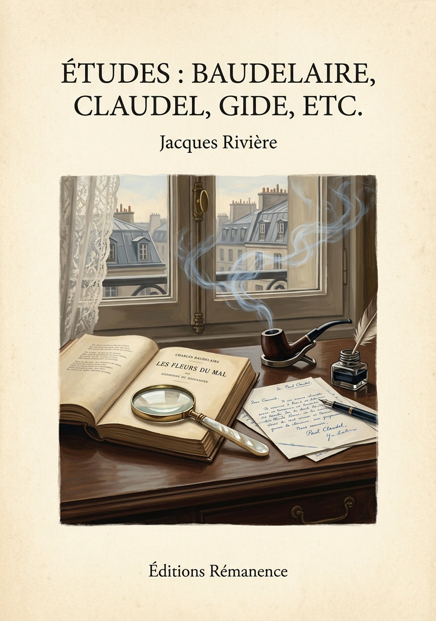 Études : Baudelaire, Claudel, Gide, etc. - Jacques Rivière (Couverture)