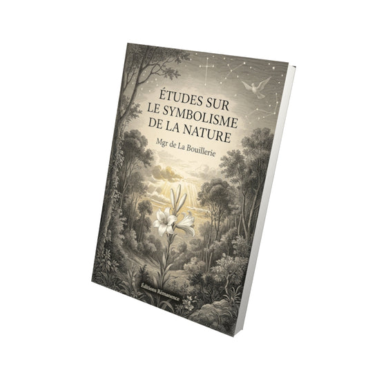 Livre Études sur le symbolisme de la nature - Mgr de La Bouillerie - Vue 3D - Editions Remanence