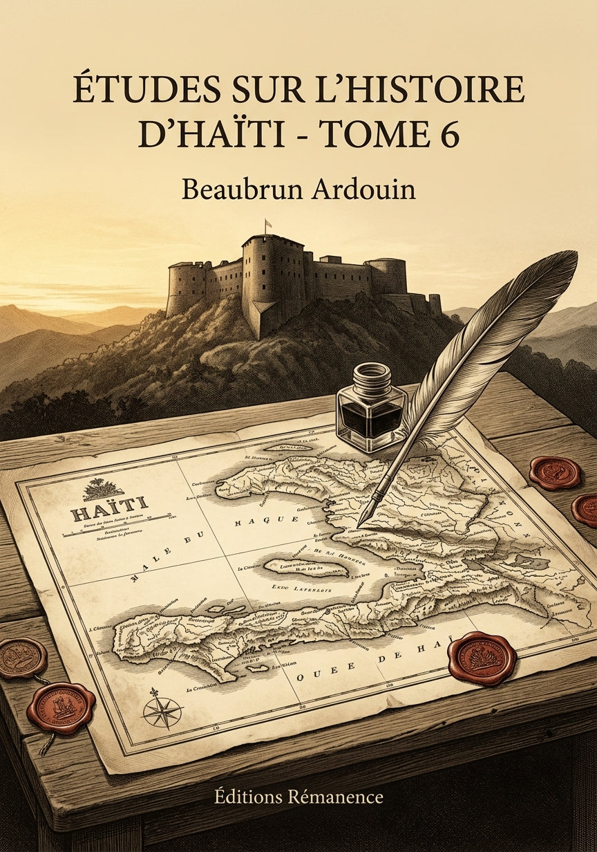 Livre Études sur l’histoire d’Haïti - Tome 6 par Beaubrun Ardouin - Couverture - Editions Remanence