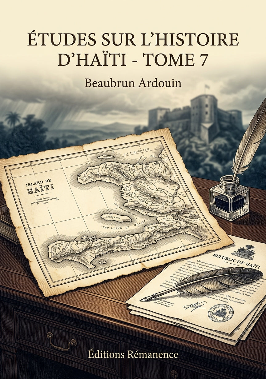 Livre Études sur l’histoire d’Haïti - Tome 7 par Beaubrun Ardouin - Couverture - Editions Remanence