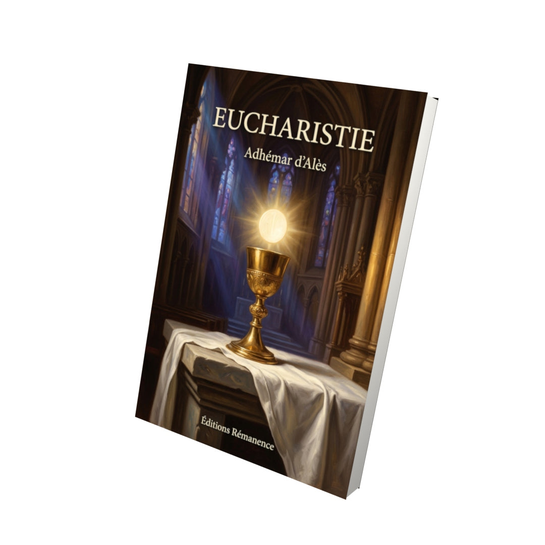 Livre Eucharistie - Adhémar d'Alès - Vue 3D - Editions Remanence