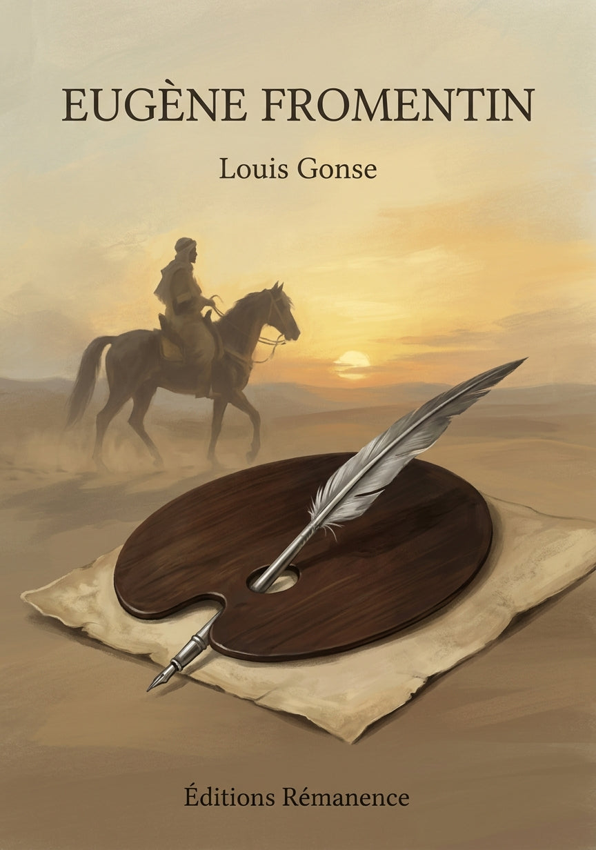 Livre Eugène Fromentin par Louis Gonse - Couverture - Editions Remanence