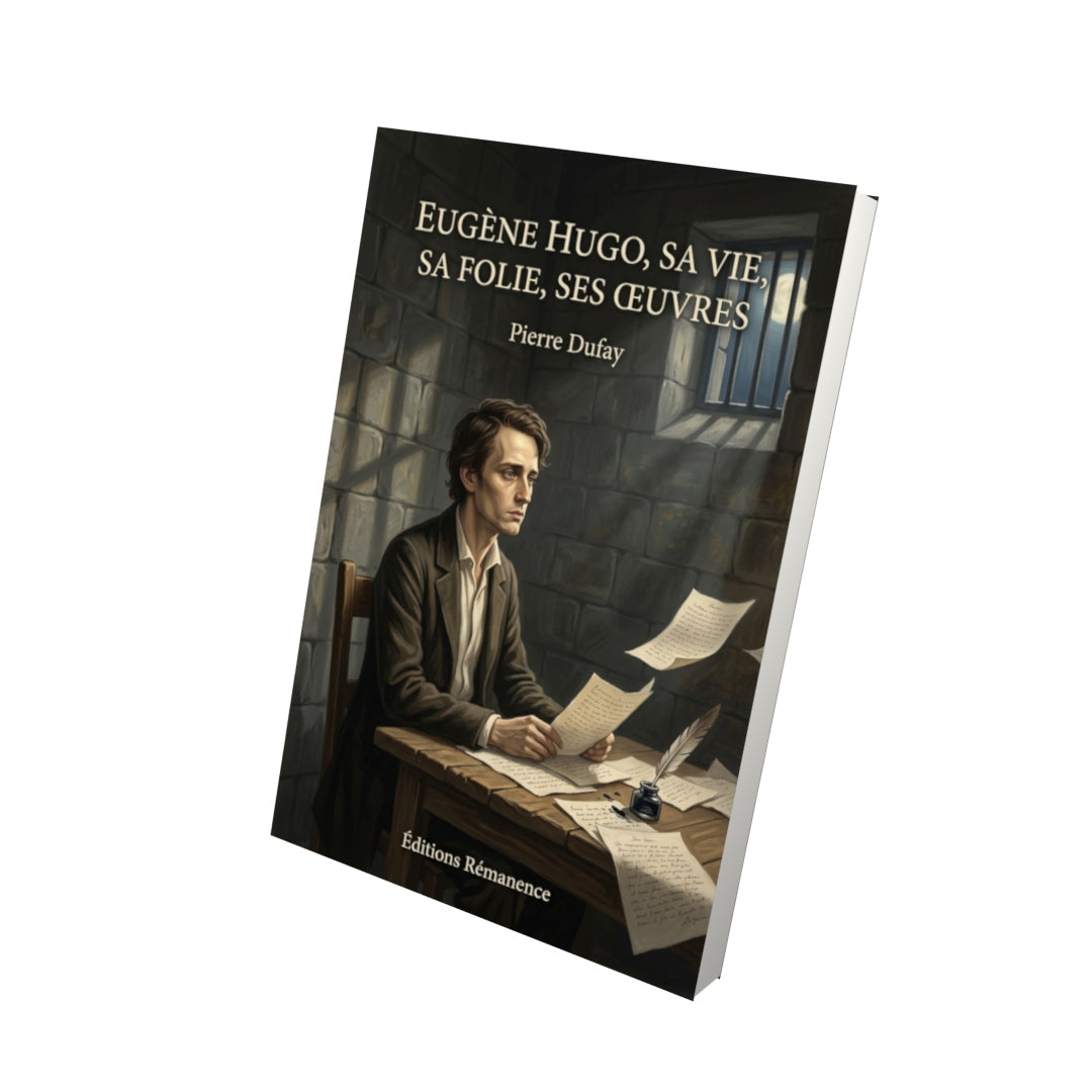 Livre Eugène Hugo, sa vie, sa folie, ses œuvres par Pierre Dufay - Vue 3D - Editions Remanence