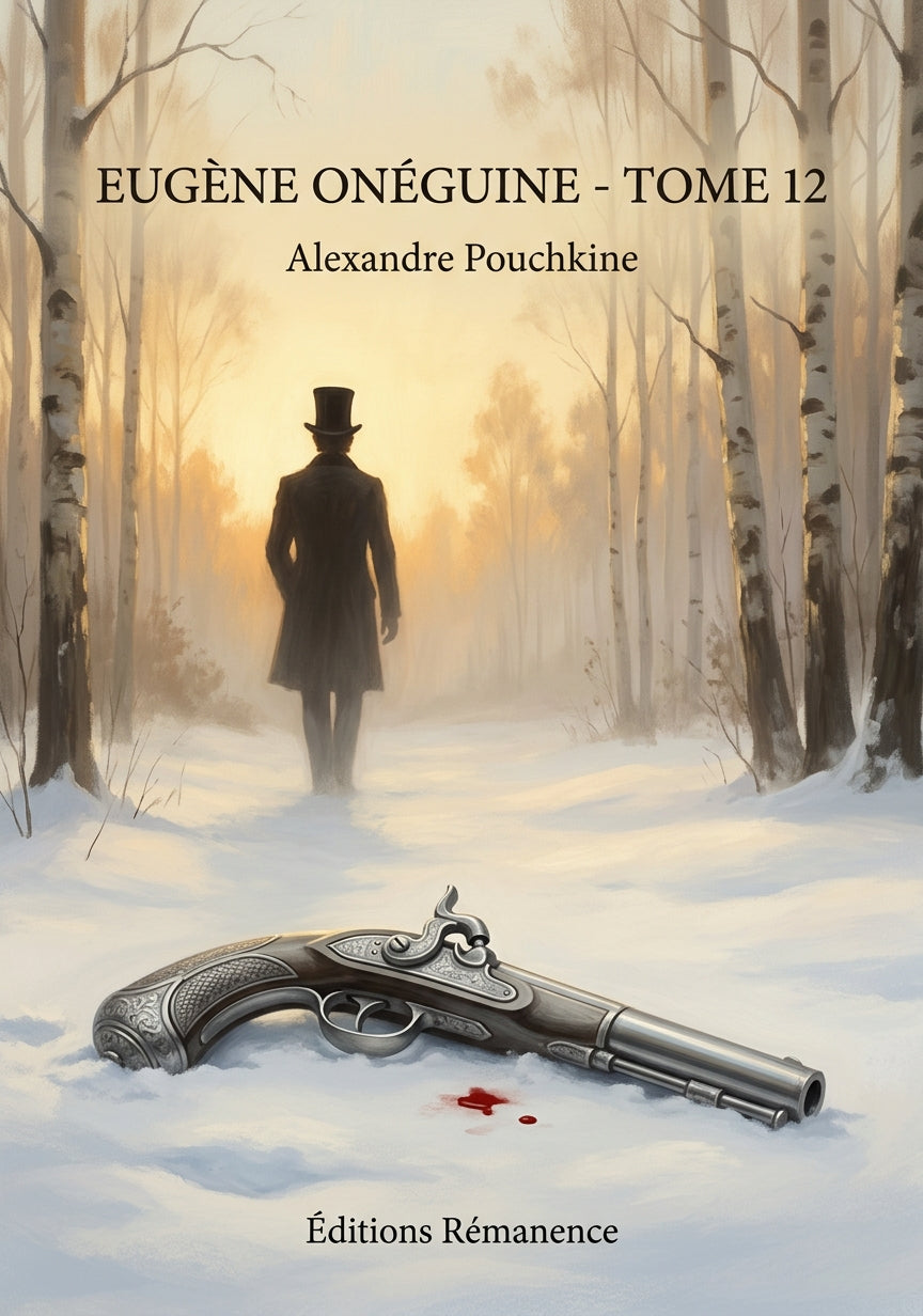 Livre Eugène Onéguine - Tome 12 par Alexandre Pouchkine - Couverture - Editions Remanence