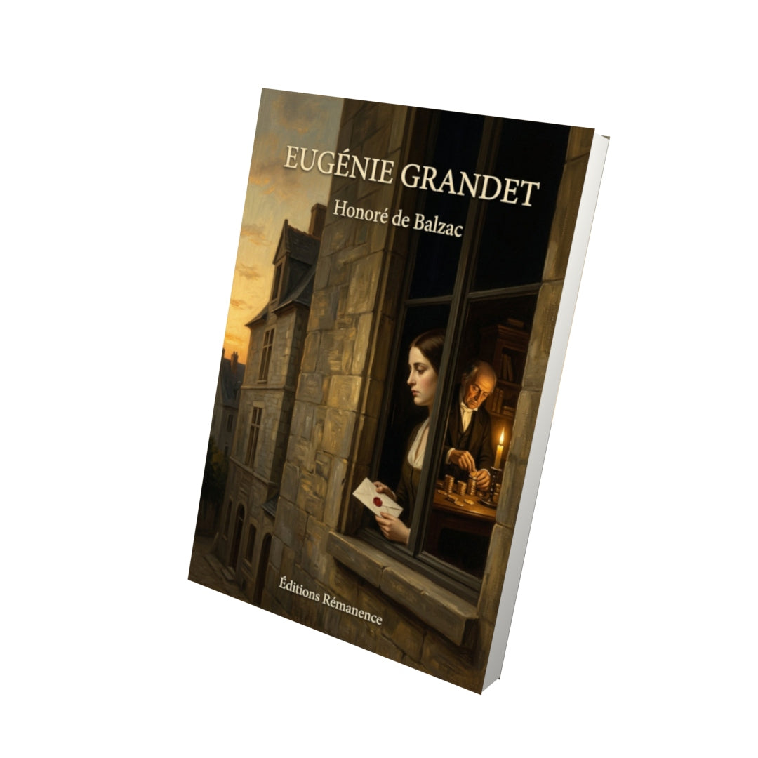 Livre Eugénie Grandet - Honoré de Balzac - Vue 3D - Editions Remanence
