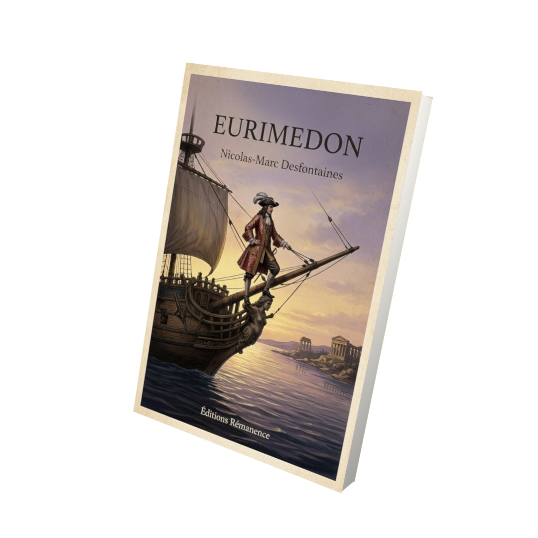 Livre Eurimedon - Nicolas-Marc Desfontaines - Vue 3D - Editions Remanence