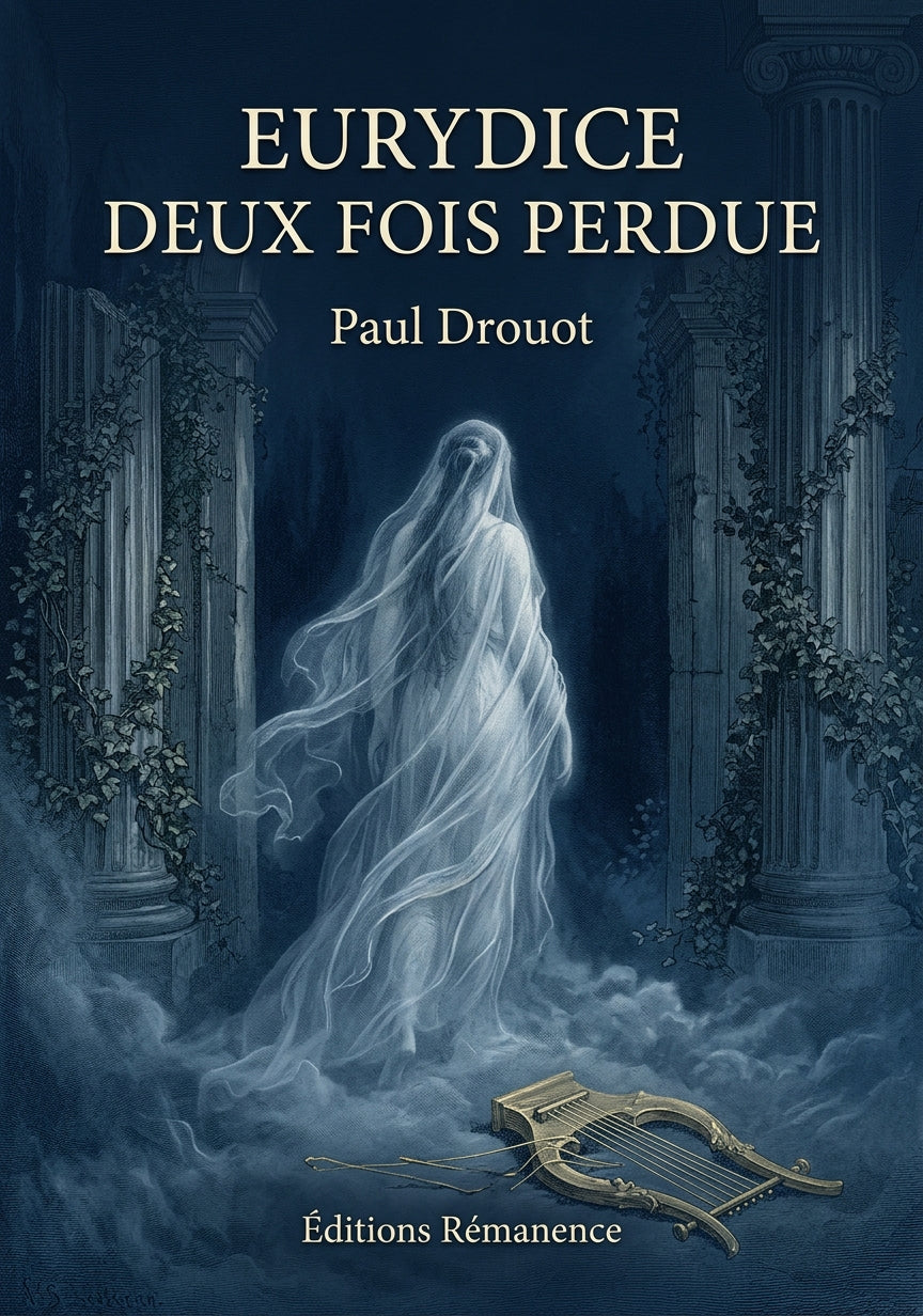 Livre Eurydice deux fois perdue par Paul Drouot - Couverture - Editions Remanence