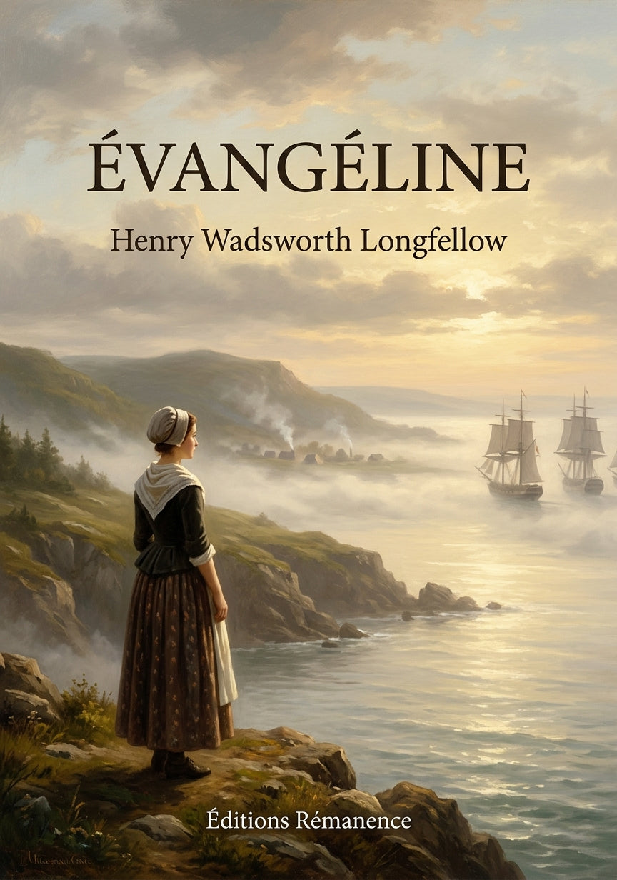 Livre Évangéline par Henry Wadsworth Longfellow - Couverture - Editions Remanence