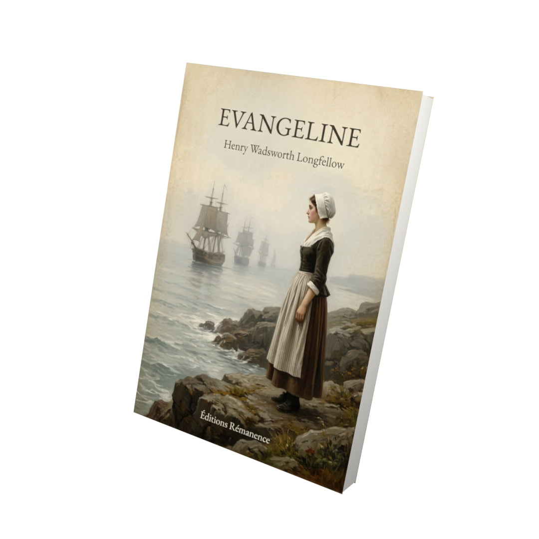 Livre Evangeline - Henry Wadsworth Longfellow - Vue 3D - Editions Remanence
