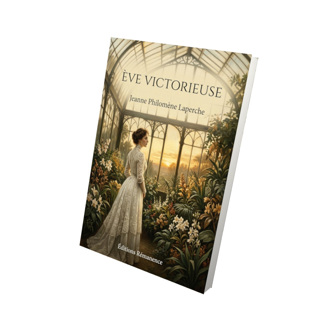 Livre Ève victorieuse par Jeanne Philomène Laperche - Vue 3D - Editions Remanence