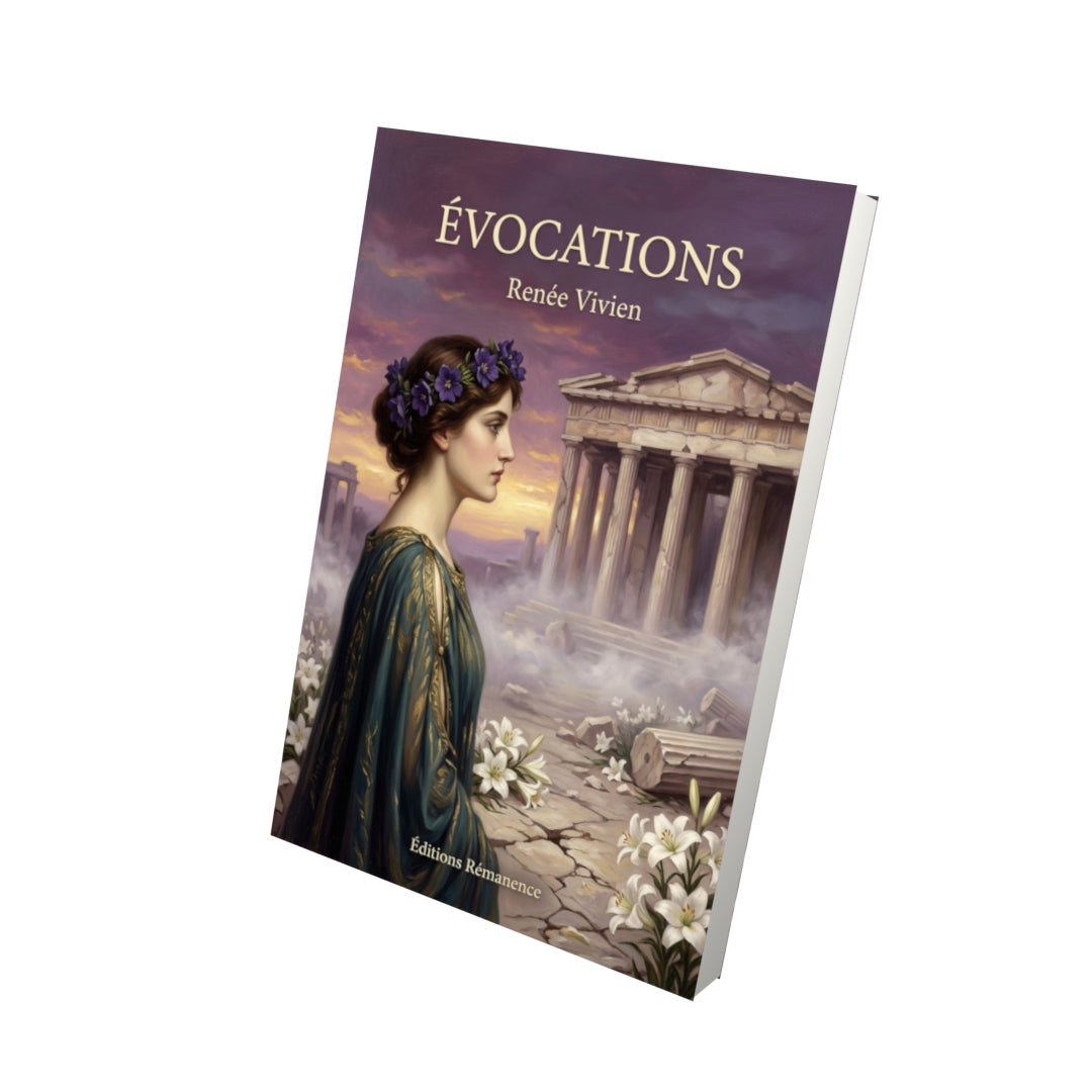 Livre Évocations par Renée Vivien - Vue 3D - Editions Remanence