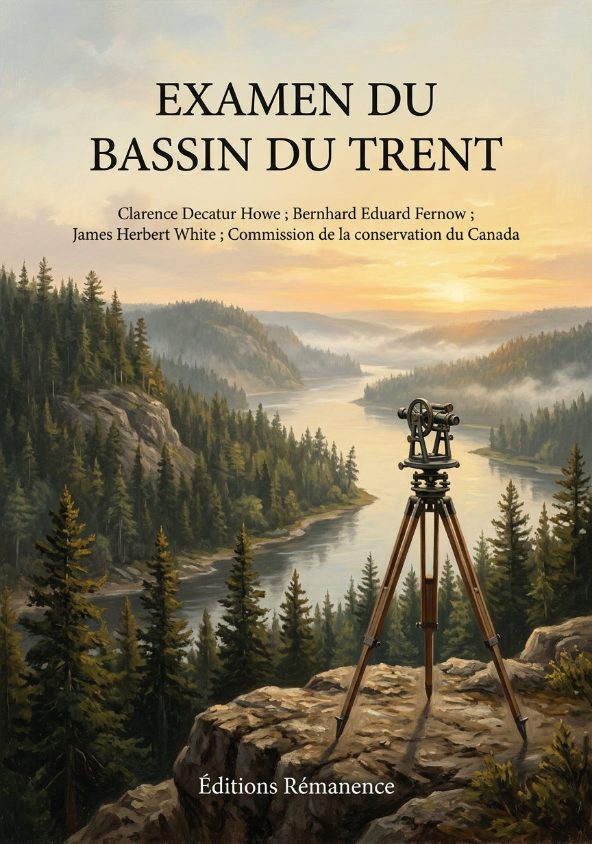 Livre Examen du bassin du Trent par Clarence Decatur Howe ; Bernhard Eduard Fernow ; James Herbert White ; Commission de la conservation du Canada - Couverture - Editions Remanence