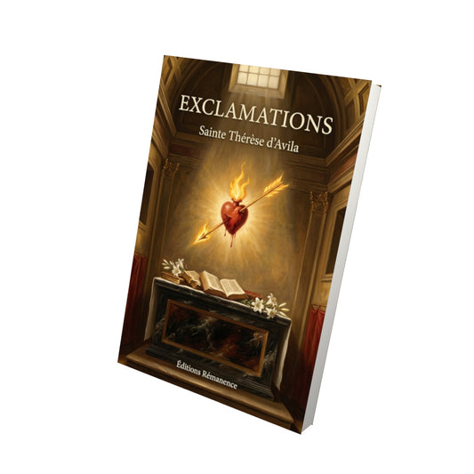 Livre Exclamations - Sainte Thérèse d'Avila - Vue 3D - Editions Remanence