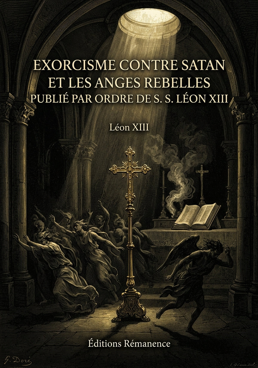 Livre Exorcisme contre Satan et les anges rebelles publié par ordre de S. S. Léon XIII par Léon XIII - Couverture - Editions Remanence
